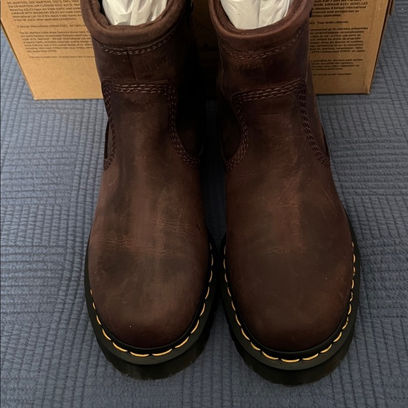 Dr. Martens Shoes - Dr. Martens Dark Brown Anistone Boots